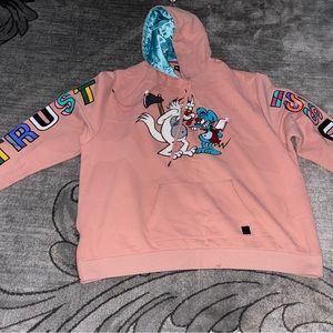 Pink Graphic Hoodie